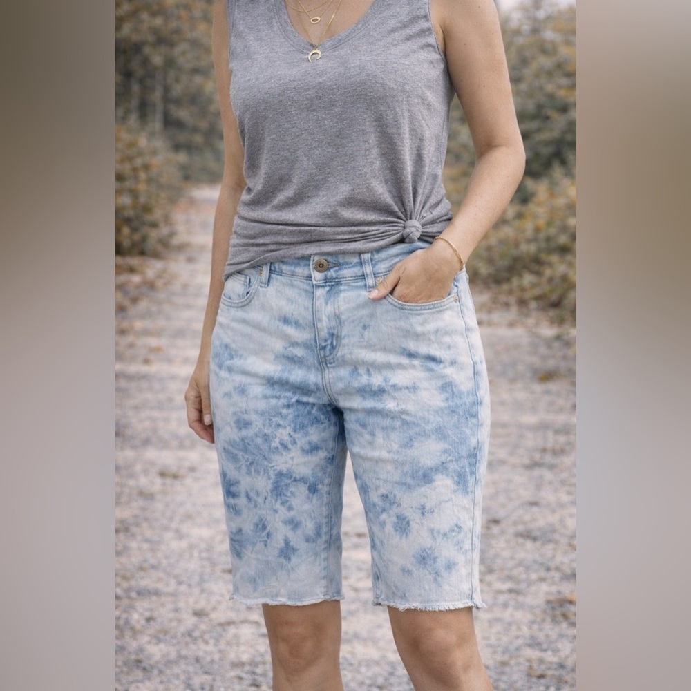 Style & Co‎ Tie Dye Bermuda Shorts Size 12